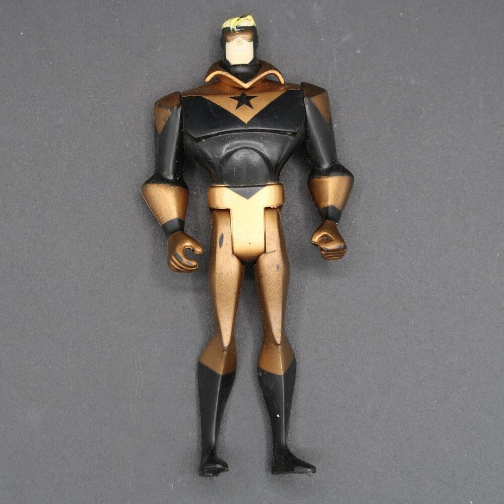 DC Comics Booster Gold Justice League Unlimited Action Figure 4" Black Gold